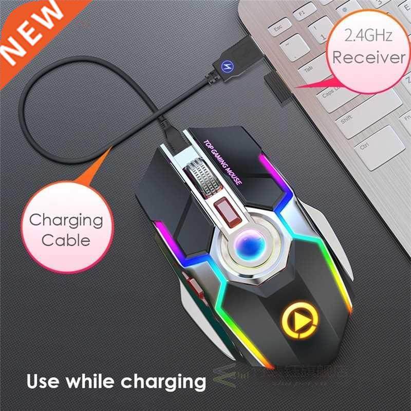 A5 Gaming Mouse Rechargeable Wireless Silent 1600 DPI Ergono