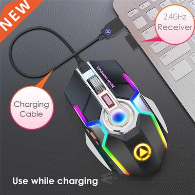 A5 Gaming Mouse Rechargeable Wireless Silent 1600 DPI Ergono