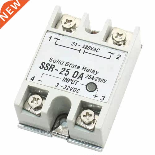Single Phase DC Control AC Solid State Relay 25A SSR-25 DA T