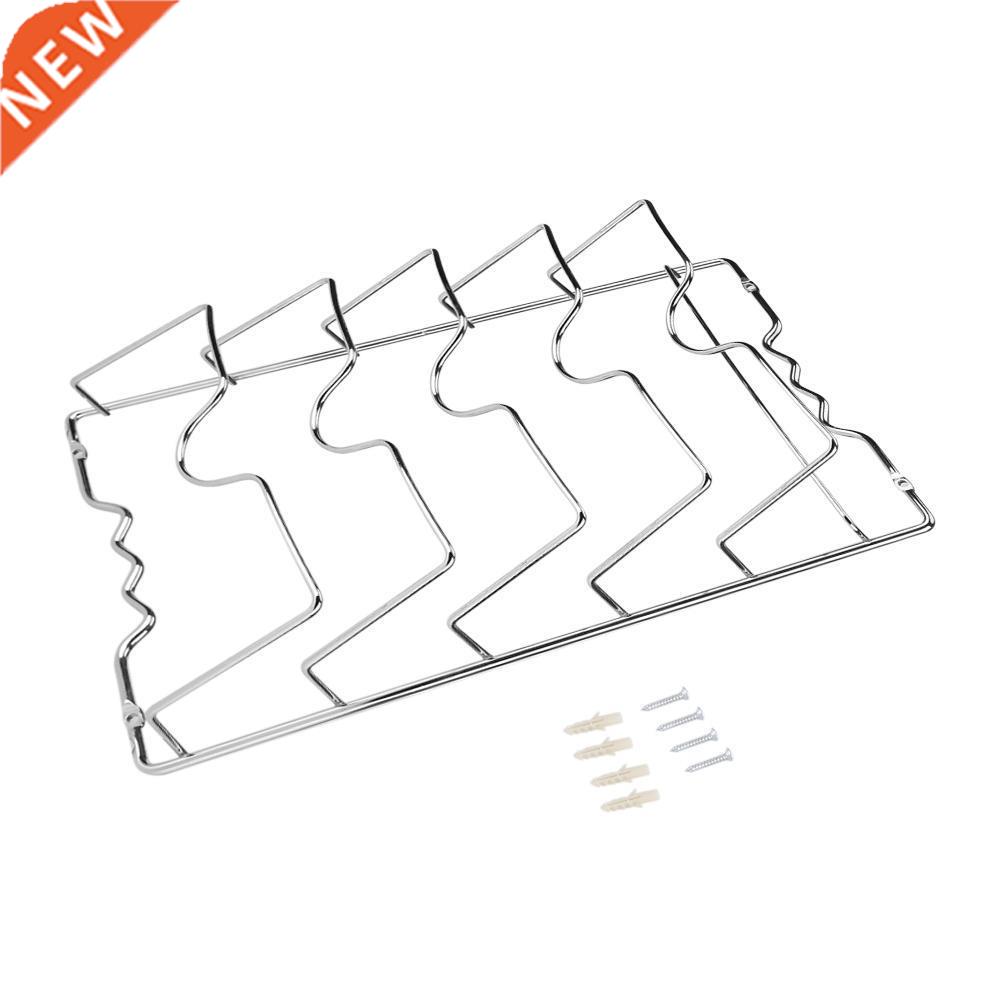 Wall/Door Mounted Kitchen Cabinet Storage Rack Holder 5 lids