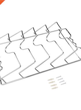 Wall/Door Mounted Kitchen Cabinet Storage Rack Holder 5 lids