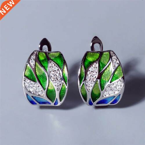 2022 NewSilver Earrings For Women Genuine 925 Silver Plated