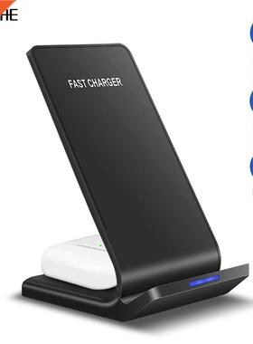 15W Qi Wireless Chrger for Smsung S20 S10 S9 Note 10 Buds