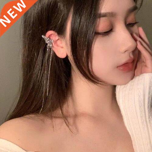 Fashion Elf Butterfly Ear Clips Earrings Female No-Ear