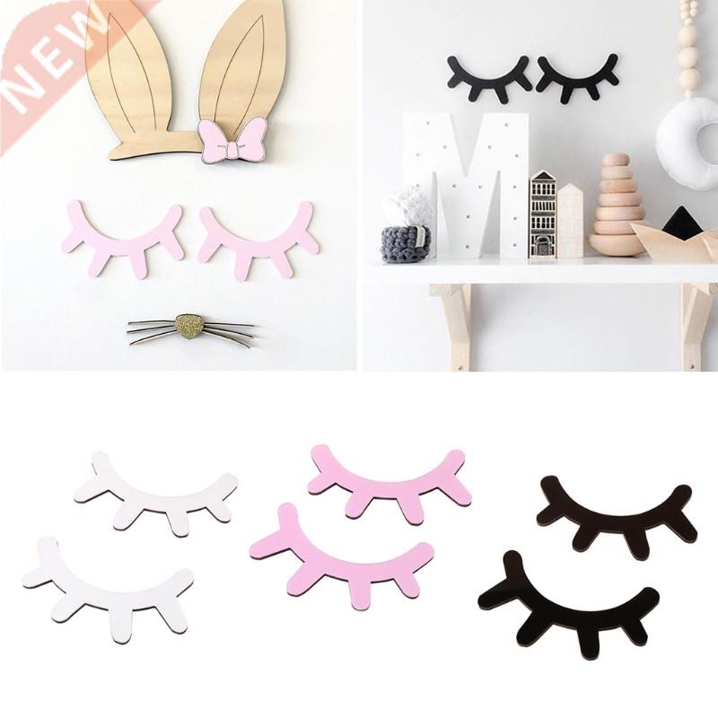 2pcs Eyelash Wall Sticker Living Room Decoration  Craft C