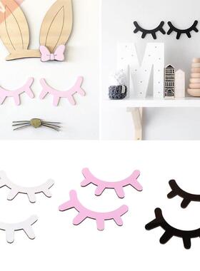 2pcs Eyelash Wall Sticker Living Room Decoration  Craft C