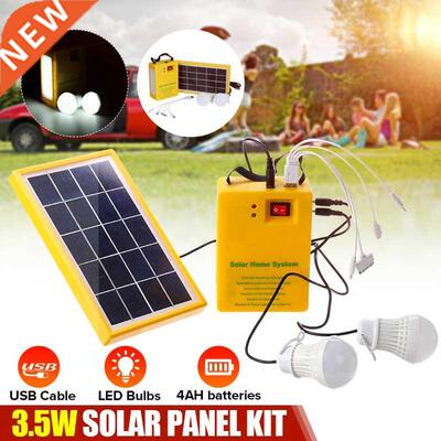 5V USB Charger Home System Solar Power Panel Generator Kt+