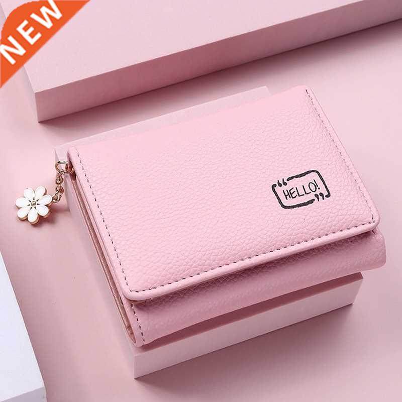 Fashion Women's Wallet Short Ladies Small Card Holder Print