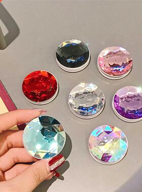 1pcs colorful 3D gem popular round mobile phone folding sret