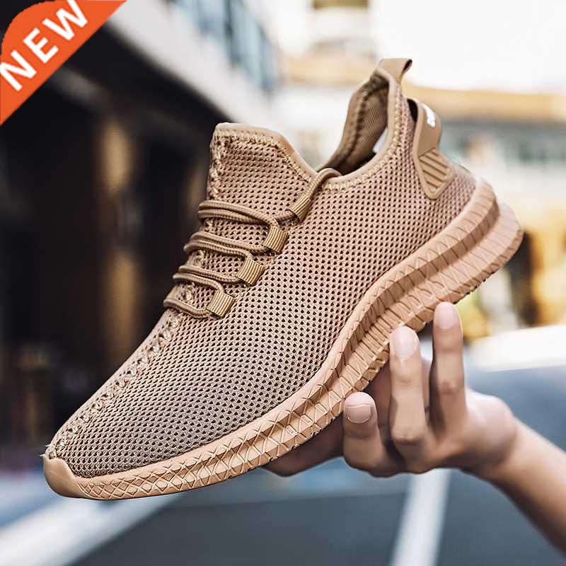 Mesh Men Shoes Breathable Whte Mens Sneakers ndy Lace-Up L