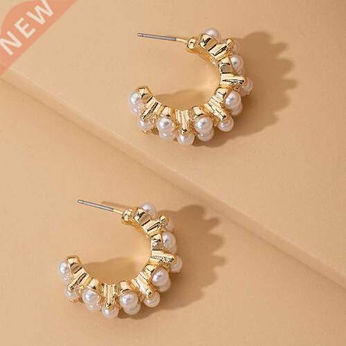 New Fashion Vintage Japan Korean Hoop Earrings For Women Han