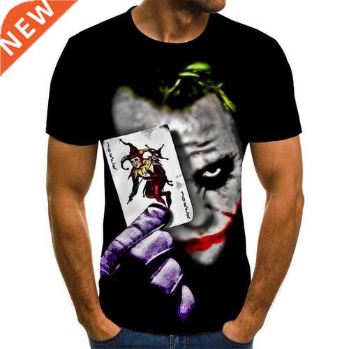 Summer new special sale casual 3D printing T-shirt men hands
