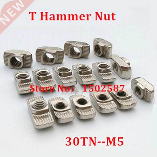 100pcs 0-M5 hammer nut M5 block t slot nuts for 00 alumin