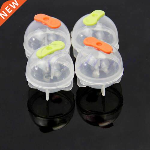 4pcs Creative 5mm Silicone Round Hockey Whiskey Ice Cube Ba