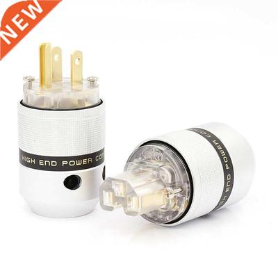 Aluminum 24K Gold Plated Schuko Power Connector IEC Female P