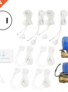 Water Leaking Alarm Sensor DN25 2 Valve 8 Way Overflow Prote