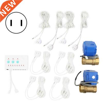 Water Leaking Alarm Sensor DN25 2 Valve 8 Way Overflow Prote