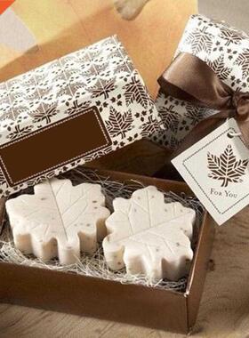 2Pcs Handmade Scented Maples Leaf Bath Bath Face Essential