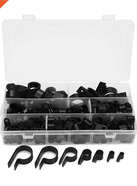 200pcs Nylon Wire cable clip Car Audio Fastener Plastic cabl