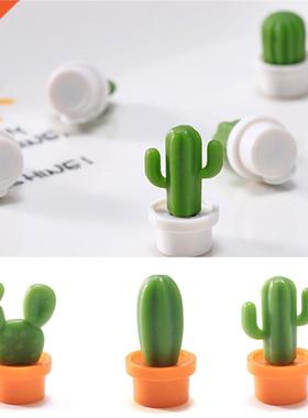6pcs/Set 3D Cute Succulent Plant essage Board And Reinder