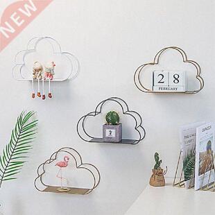 Cloud Shape Nordic Style Wall Hanging Shelf Metal Floating