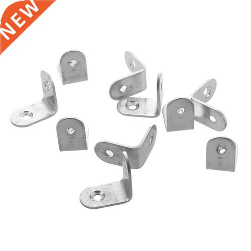 10 pieces Round Corner angle iron shelves Two Holes 25 x 25