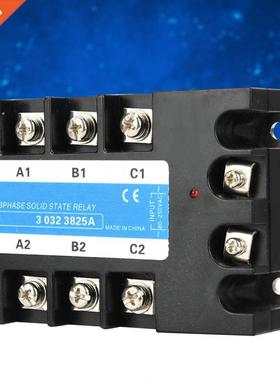 Three Phase Solid State Relay SSR 80-250VAC Input 24-480VAC