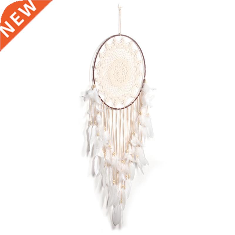 Handmade Dream Catcher Net with Feathers Wall Hanging Dream