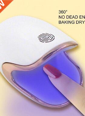 Q6 Nail Lamp Dinosaur Egg Shape Dual Light Source ABS