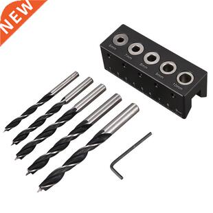 Wood Doweling Jig raight Angle Guide Pocket Hole Jig Kit H