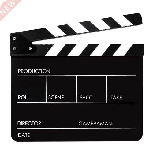 Film Director Action Clap Board TV Video Photography Props A