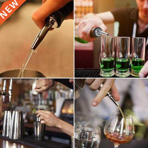 12 Pieces Stainless Steel Classic Bottle Pourers Tapered Spo