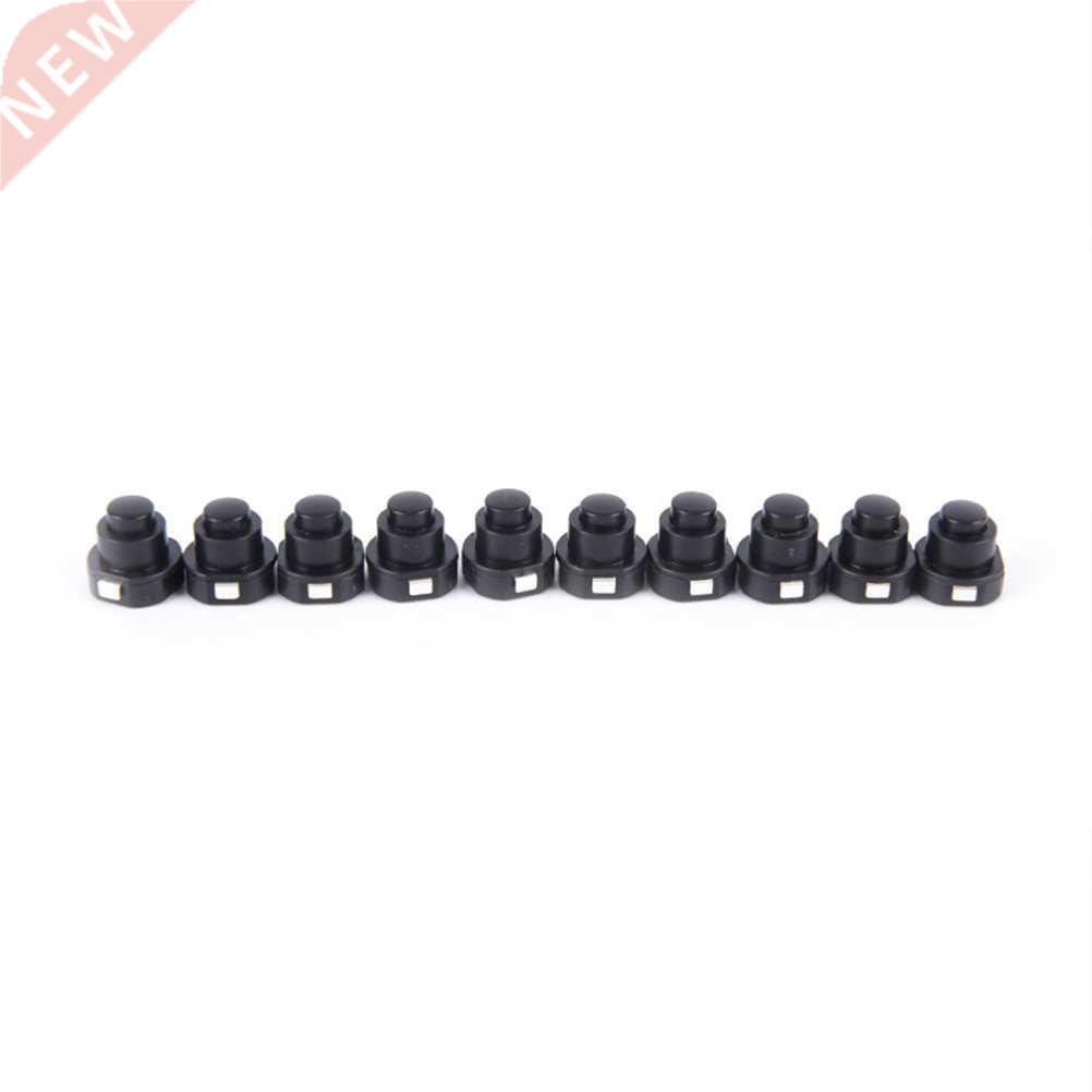 Torch Part Round Push Button Switch 10mm x 10mm (D*H) 10PCS