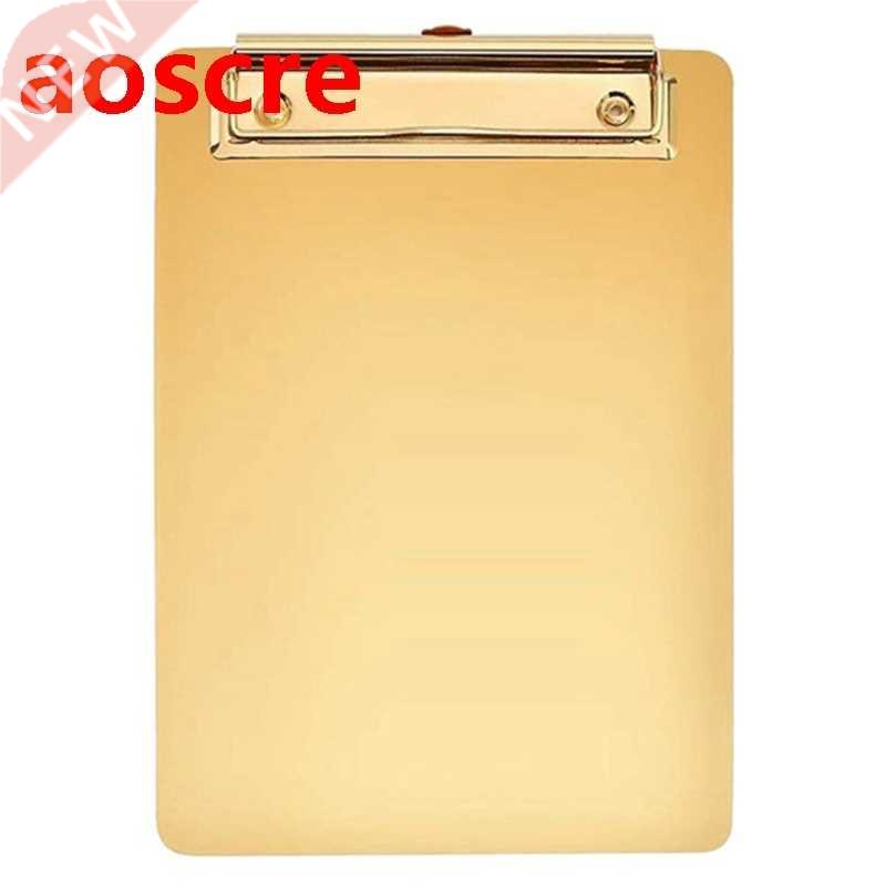Gold Menu Folder Document File Folder A5 Board Clip Student