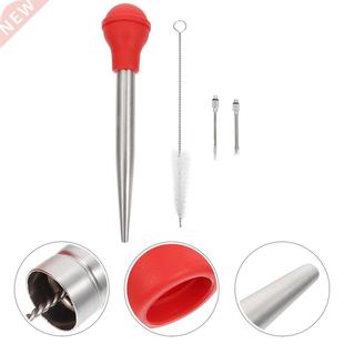 1 Set of Turkey Baster Turkey Seasoning Pump Drip Kitchen