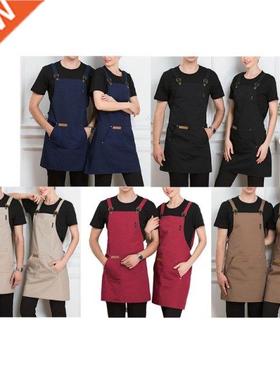 1pc Work Apron with Pockets for Men Women Chef Waiters Artis