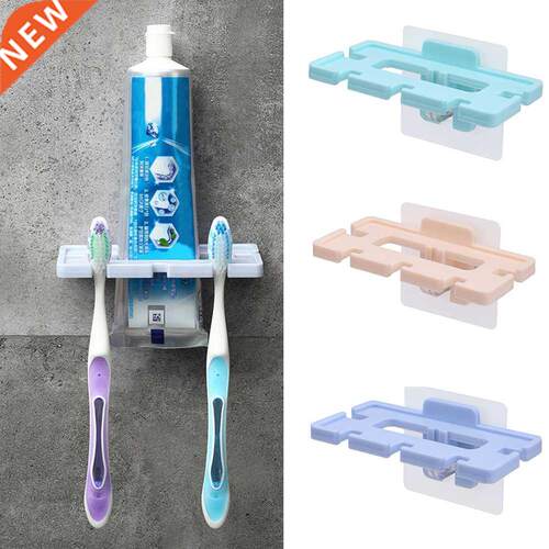 5 Holes Bathroom Hygienic Toothbrush Holder Toothpaste Rack