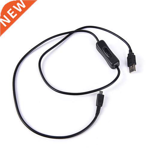 100Cm Micro Usb Charging Cable With Switch On/Off Button Col