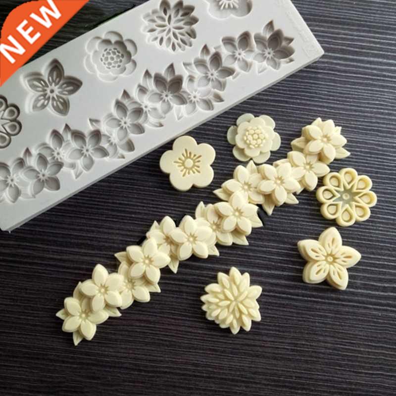 Flowers A Variety of Fondant Silicone Mold DIY Cake Circumfe