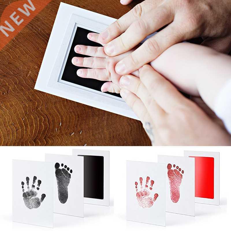 Baby Care Non-Toxic Baby Handprint Footprint Imprint Kit Bab