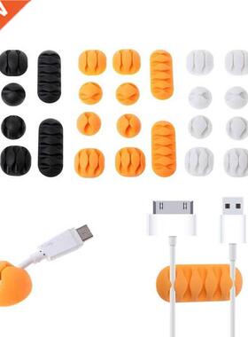10pcs/set USB Cable Organizer Wire Winder Desktop Management