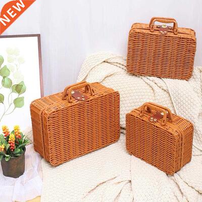 with Handles Multifunctional Sundries Organizer Woven