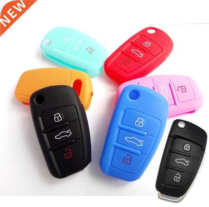 Silicone Car Key Cover Fit Audi a1 a3 a4 a5 a6 a7 a8 r8 Tt
