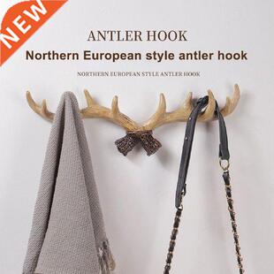 Wall Hanging Hook Retro Rack Home Wall Hanging Antler Hook