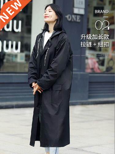 Raincoat Long Full Body Rainproof Cute Single Adult