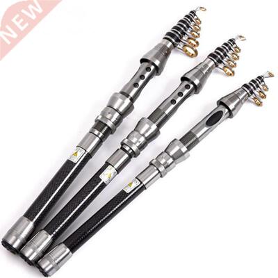 Carbon Spinning Fishing Rod Portable Telescopic Fishing Pole