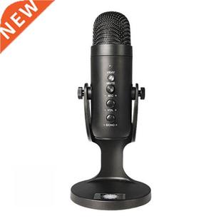 USB Condenser Microphone Gaming Streaming Noise Reduction Mu