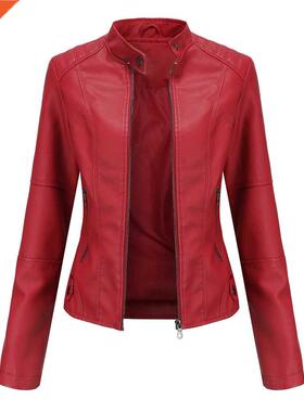 Leather Jacket Women 2021 Autumn Spring Women's Moto Biker Z