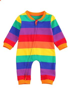 Ctgeett Autumn 0-2 nfant Baby Grls Boys Ranbow Color S