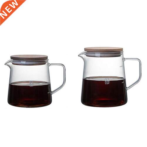 Heat Resistant Glass Teapot Kettle Glass Pitcher with Lid